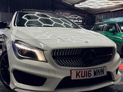 White Used 2016 Mercedes CLA220 AMG Sedan | £10,995 (Fair price)