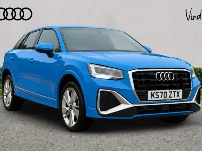 Used Audi Q2 S-Line 147 HP (108 kW) 2021 Blue SUV