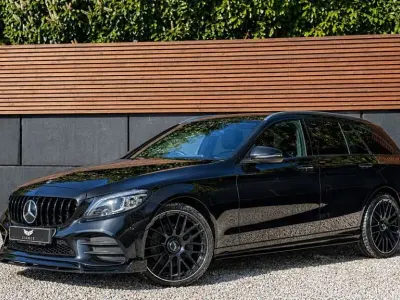 Used Mercedes C200 AMG line 2021 Black Estate