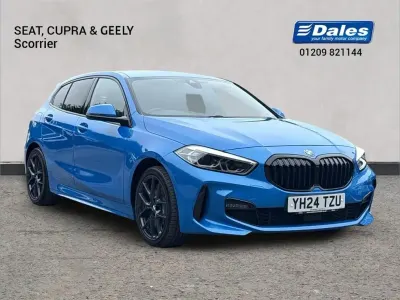 Used BMW 118 M Sport 134 HP (98 kW) 2024 Blue Hatchback