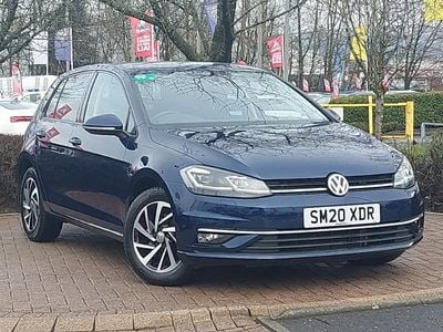 Used VW Golf VII Edition 150 HP (110 kW) 2020 Blue Hatchback
