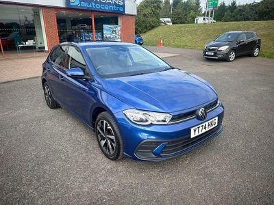 Used VW Polo Match 95 HP (69 kW) 2024 Blue Hatchback