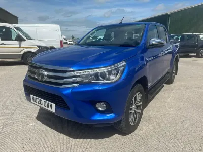 Used Toyota HiLux 150 HP (110 kW) 2020 Blue Pickup