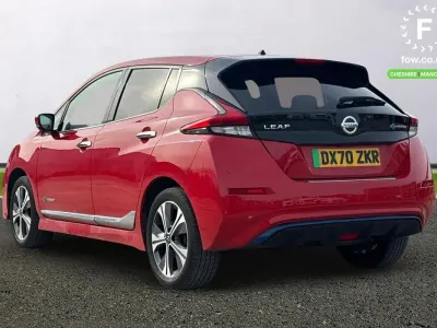 Usado Nissan Leaf Pack 160 kW (218 HP) 2020 Vermelho Citadino