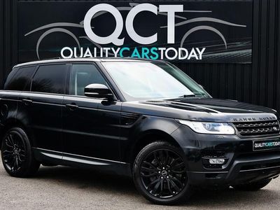 Black Used 2015 Land Rover Range Rover Sport HSE SUV | £13,995 (Fair price)