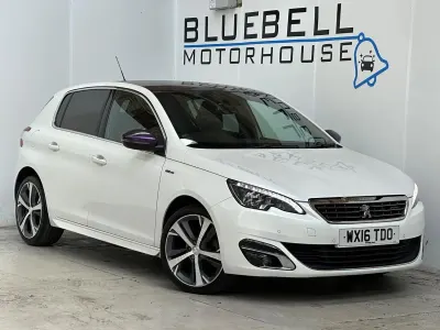 Used Peugeot 308 GT-line 2016 White Hatchback