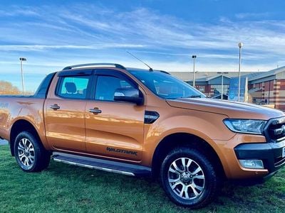 Orange Used 2017 Ford Ranger Wildtrack Pickup | £11,950 (Fair price)