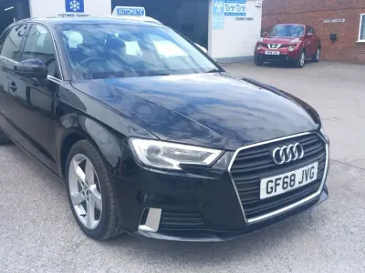 Used Audi A3 Sport 150 HP (110 kW) 2018 Black Sedan