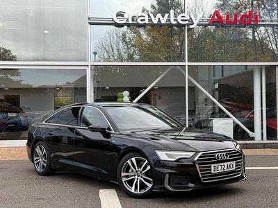 Black Used 2022 Audi A6 S-Line Sedan | £27,740 (Fair price)
