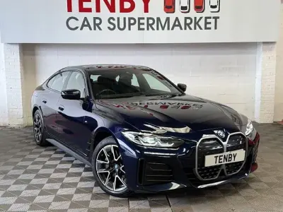 Used BMW i4 M Sport 250 kW (340 HP) 2022 Blue Sedan
