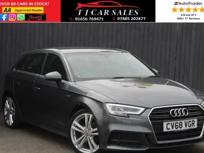 Usado Audi A3 S-Line 116 CV (85 kW) 2018 Gris Berlina