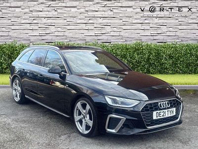 Used Audi A4 S-Line 163 HP (119 kW) 2021 Black Estate