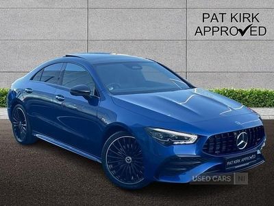 Used Mercedes CLA220 AMG Line Premium Plus 190 HP (139 kW) 2024 Blue Sedan