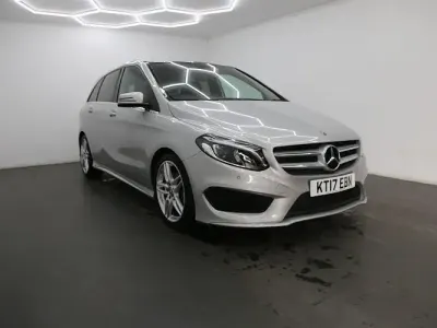 Used Mercedes B200 AMG Line Premium Plus 136 HP (100 kW) 2017 Silver Hatchback