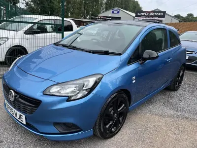 Used Vauxhall Corsa Edition 75 HP (55 kW) 2016 Blue Hatchback
