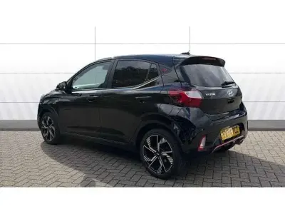 Käytetty Hyundai i10 N Line 90 HP (66 kW) 2024 Musta Viistoperä