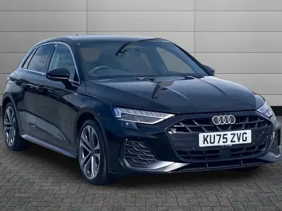 New Audi A3 S-Line 150 HP (110 kW) 2025 Black Hatchback