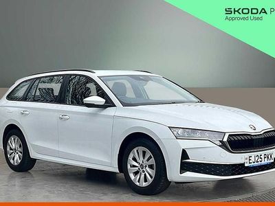 Begagnad Skoda Octavia SE Technology 113 HK (83 kW) 2025 Vit Kombi