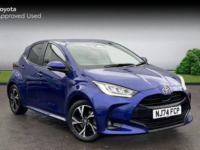 Juniper blue Used 2024 Toyota Yaris Hybrid Design Hatchback | £18,872 (Good price)