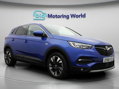 Used Vauxhall Grandland X Sport 131 HP (96 kW) 2018 Blue SUV