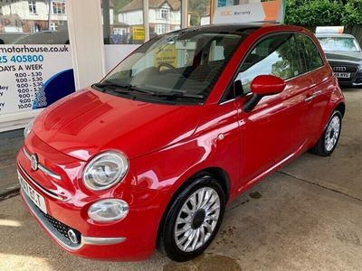 used Fiat 500 1.2 Lounge Euro 6 (s/s) 3dr AIR CONDITIONING Hatchback