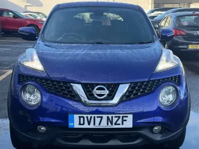 Używany Nissan Juke N-Connecta 117 KM (86 kW) 2017 Niebieski SUV