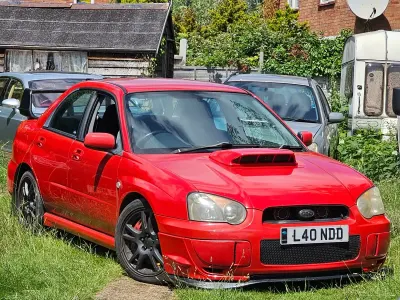 Used Subaru Impreza 2005 Red Sedan