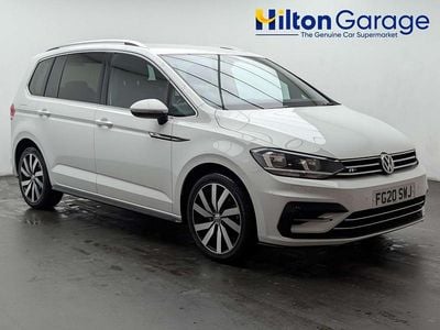 Used VW Touran R-line 150 HP (110 kW) 2020 White MPV