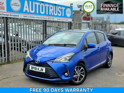 Used Toyota Yaris Hybrid 2018 Blue Hatchback