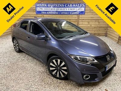 Blue Used 2015 Honda Civic SE Plus Hatchback | £12,995