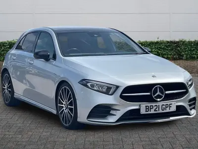 Used Mercedes A200 Exclusive 150 HP (110 kW) 2021 Silver Hatchback