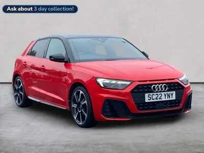 Used Audi A1 Sportback Black Edition 95 HP (69 kW) 2022 Red Hatchback
