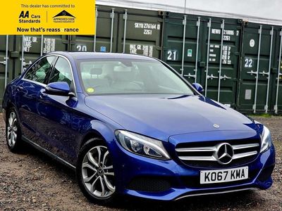 Used Mercedes C200 136 HP (100 kW) 2018 Blue Sedan