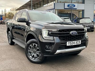 Black Used 2024 Ford Ranger Wildtrack Pickup | £27,750