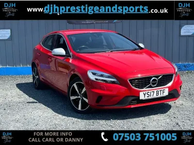 Used Volvo V40 R-Design 120 HP (88 kW) 2017 Red Hatchback