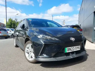 Used MG MG4 EV Trophy 149 kW (203 HP) 2023 Black Hatchback
