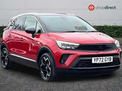Begagnad Vauxhall Crossland Ultimate 120 HK (88 kW) 2022 Röd SUV
