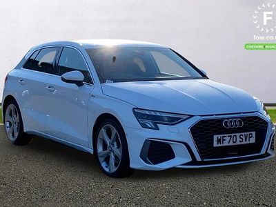 White Used 2020 Audi A3 S-Line Hatchback | £17,799 (Fair price)