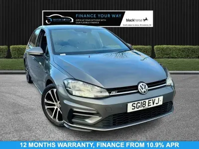 Begagnad VW Golf VII R-line 150 HK (110 kW) 2018 Grå Halvkombi