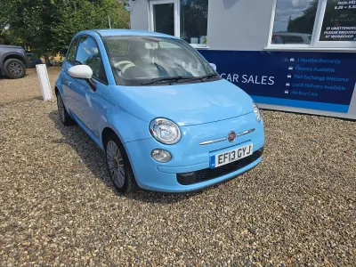 Used Fiat 500 69 HP (50 kW) 2013 Blue Hatchback