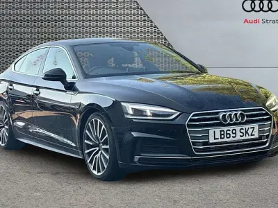 Used Audi A5 Sportback S-Line 190 HP (139 kW) 2019 Black Hatchback