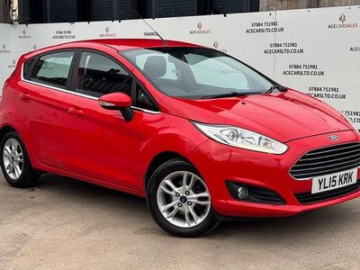 Red Used 2015 Ford Fiesta Zetec Hatchback | £9,495 (A bit pricey)