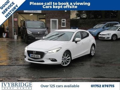 White Used 2018 Mazda 3 Inclusive Hatchback | £9,995 (Fair price)