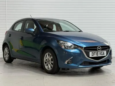 Used Mazda 2 75 HP (55 kW) 2018 Blue Hatchback