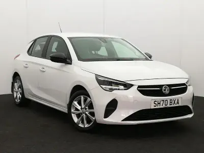 Used Vauxhall Corsa 75 HP (55 kW) 2020 White Hatchback