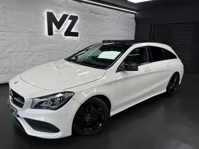 Used Mercedes CLA220 Shooting Brake AMG line 2018 White Estate