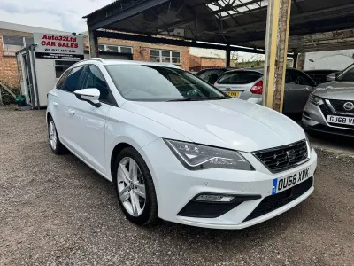 Used Seat Leon ST FR 150 HP (110 kW) 2018 White Estate