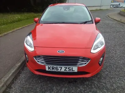 Used Ford Fiesta Zetec 2017 Red Hatchback