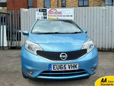 Used Nissan Note Acenta 98 HP (72 kW) 2015 Blue Hatchback