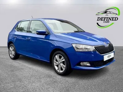 Used Skoda Fabia SE 60 HP (44 kW) 2021 Blue Hatchback